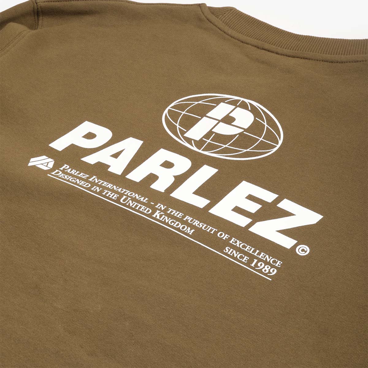 main Parlez Excel Sweatshirt, Moss, Detail Shot 4