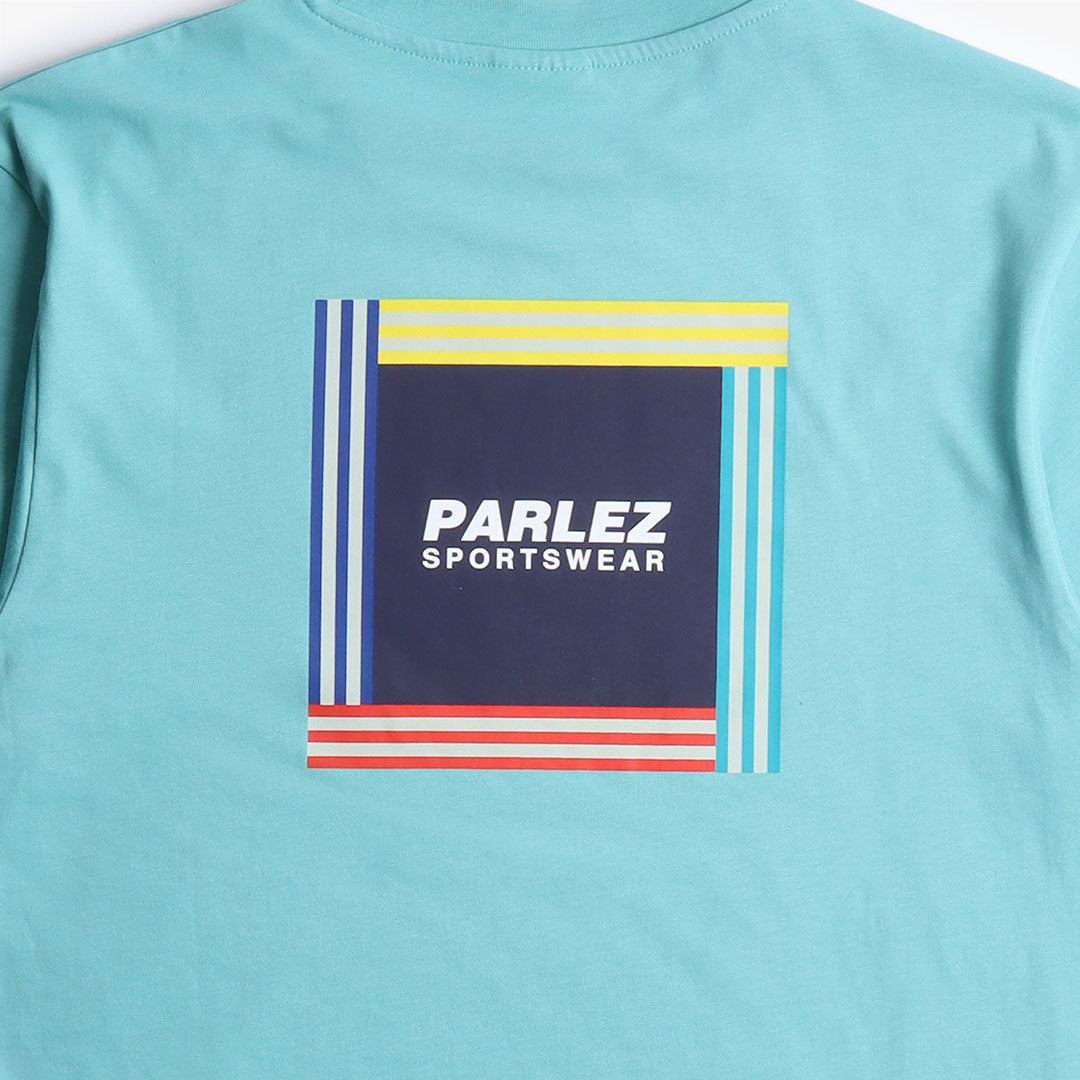 Parlez Fleet T-Shirt, Dusty Aqua, Detail Shot 4