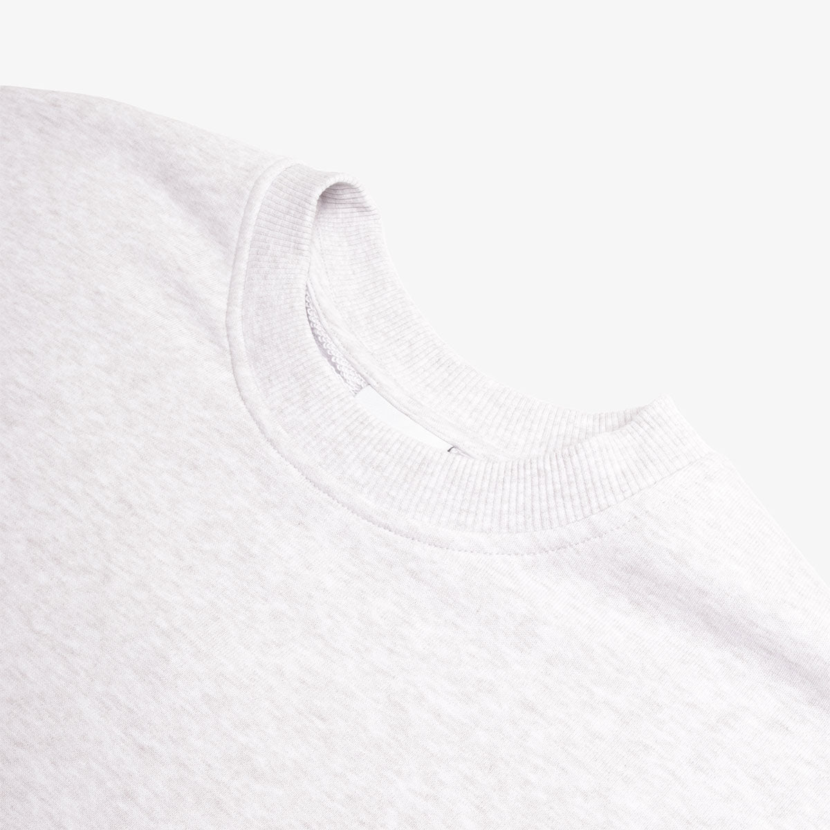 Parlez Imprint Crewneck Sweater, Heather, Detail Shot 4