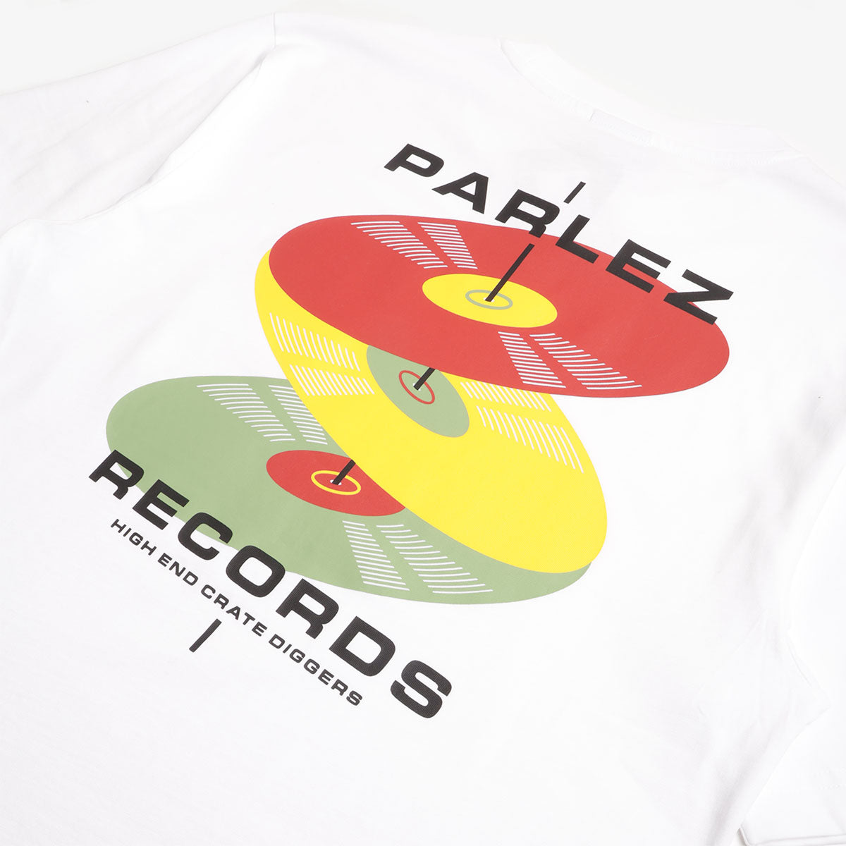 Parlez LP T-Shirt, White, Detail Shot 4
