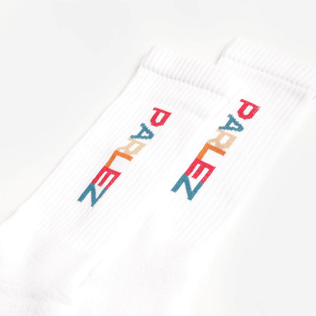 Parlez Obsideo Socks, White, Detail Shot 2