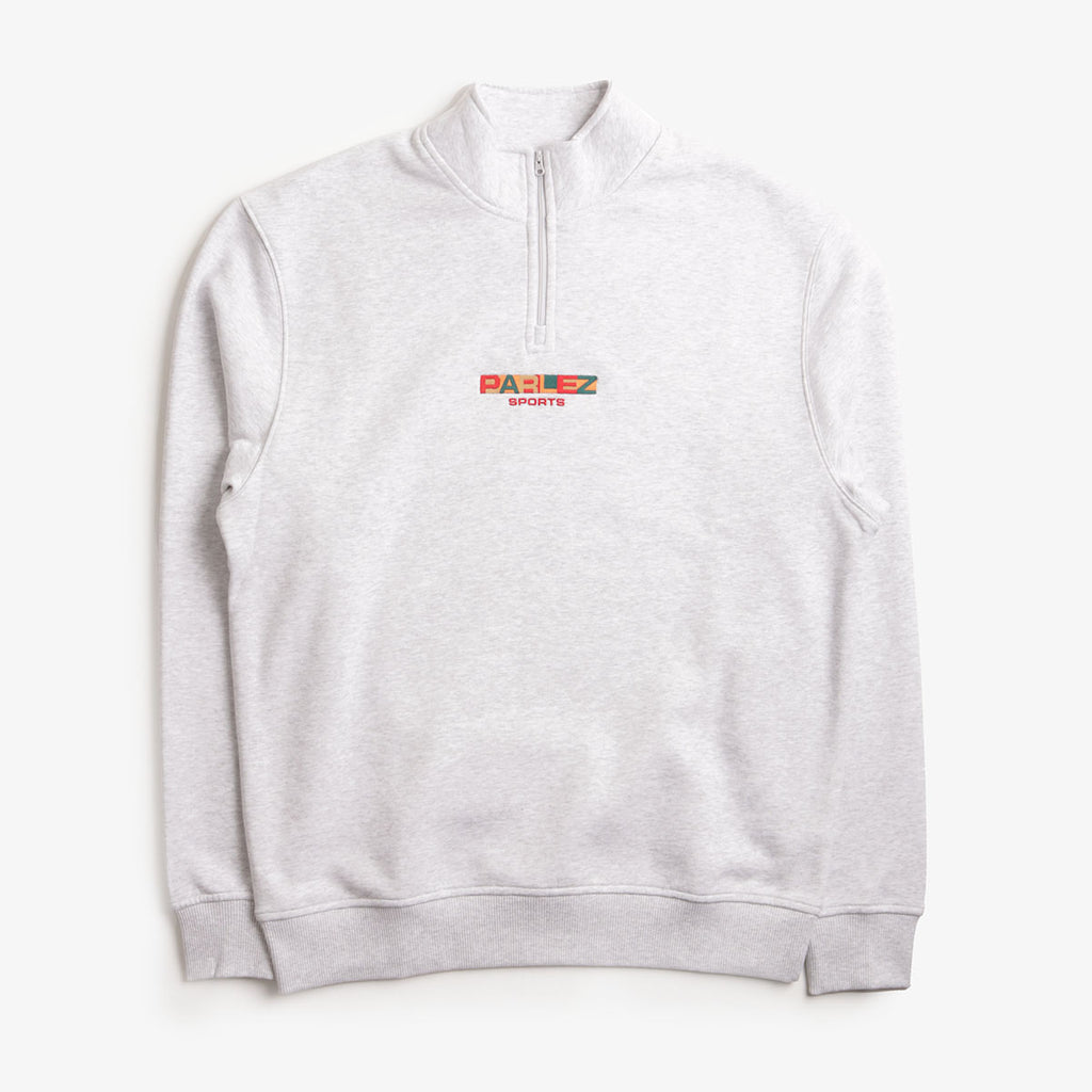 Parlez Ora 1/4 Zip Sweatshirt, Heather, Detail Shot 1