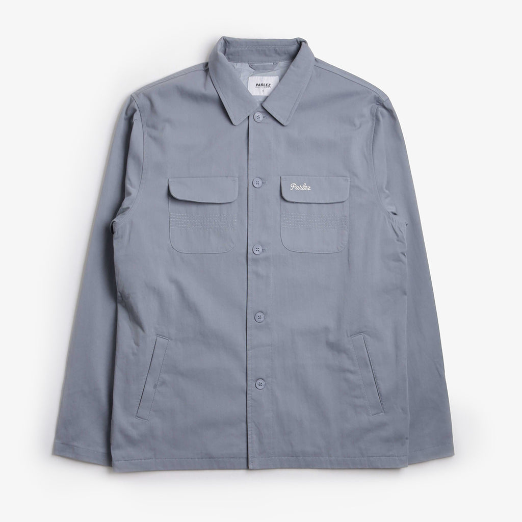 Parlez Paris Jacket, Slate Blue, Detail Shot 1
