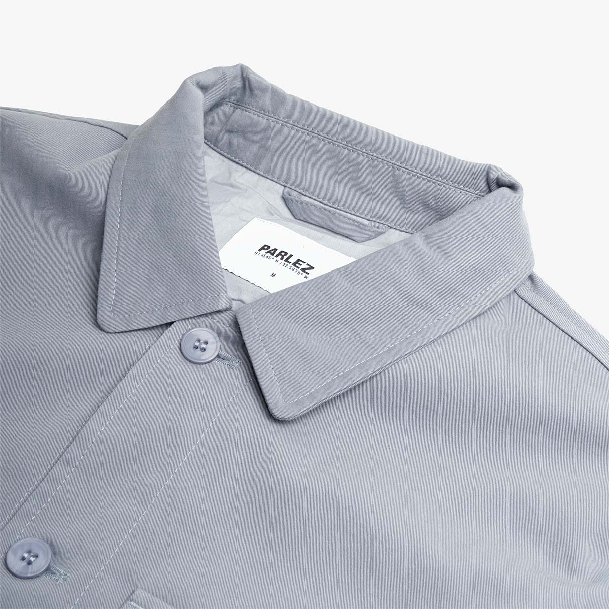 Parlez Paris Jacket, Slate Blue, Detail Shot 3
