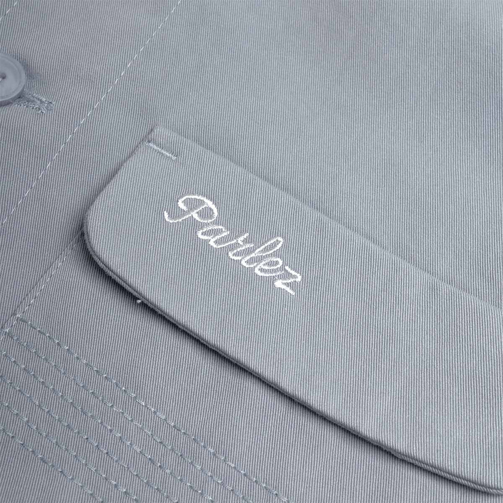 Parlez Paris Jacket, Slate Blue, Detail Shot 4