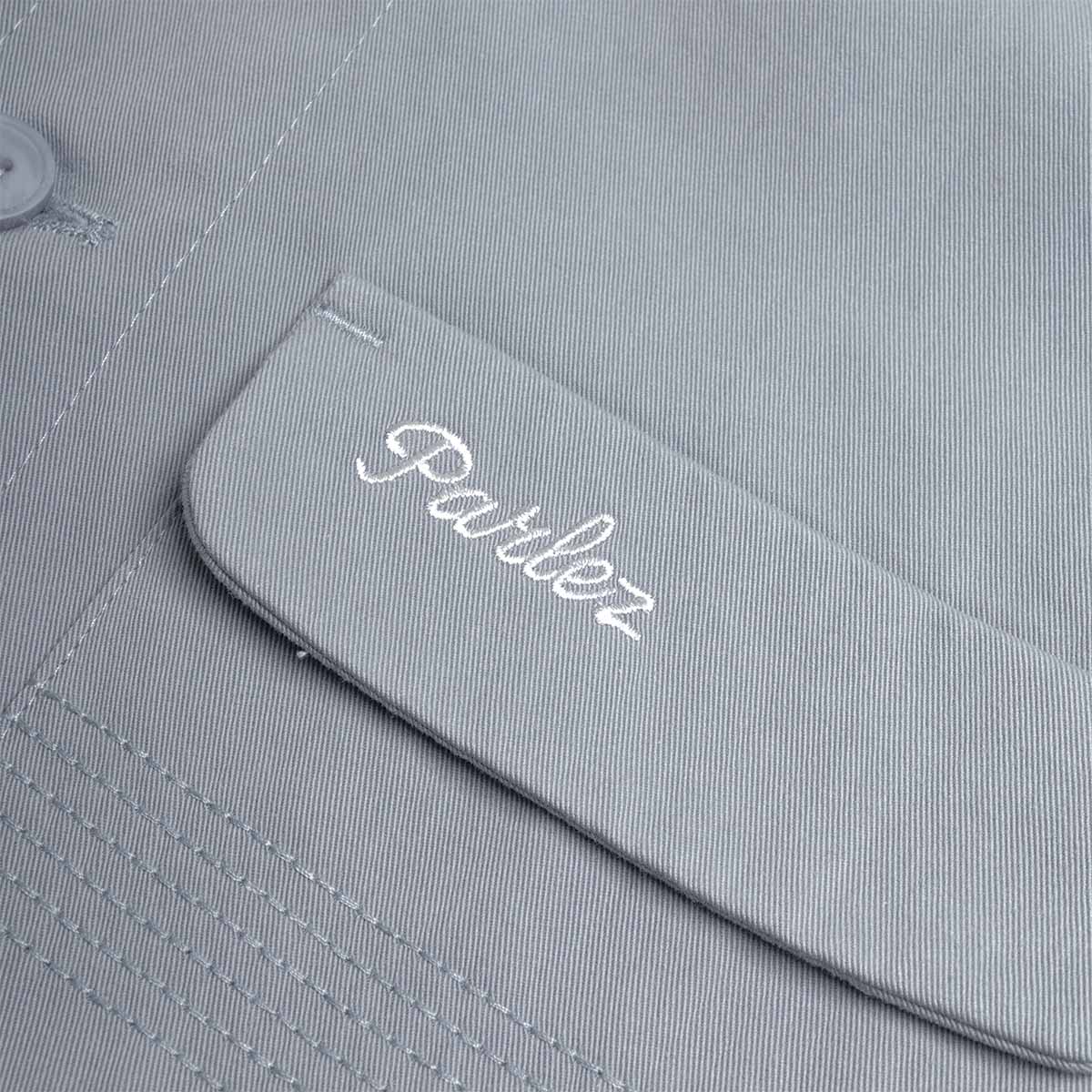 Parlez Paris Jacket, Slate Blue, Detail Shot 4