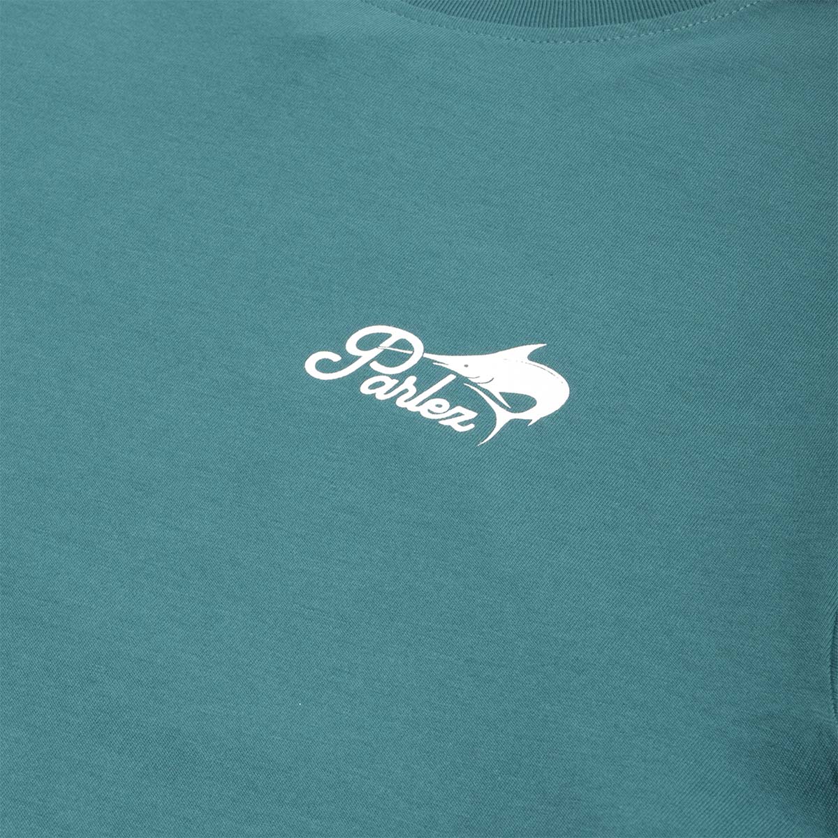 main Parlez Release T-Shirt, Petrol, Detail Shot 3