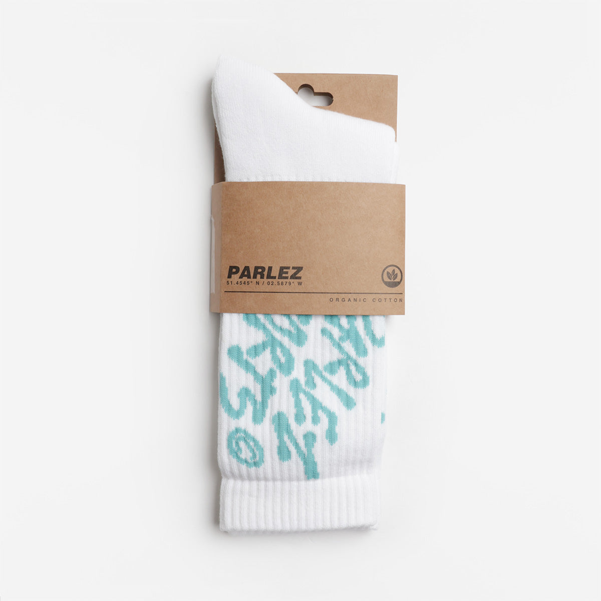Parlez Source Socks, Lagoon, Detail Shot 1