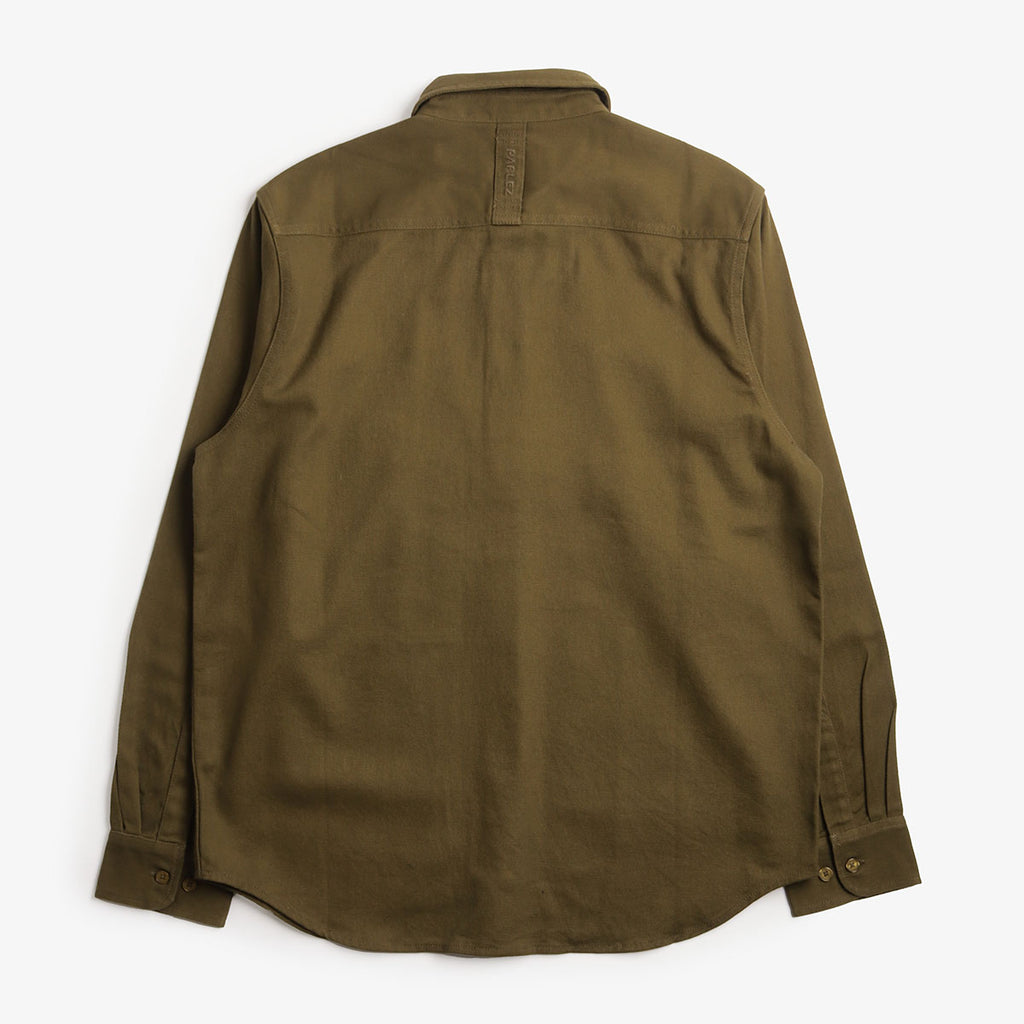 Parlez Task Shirt, Moss, Detail Shot 4