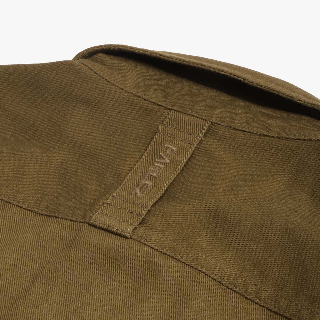 Parlez Task Shirt, Moss, Detail Shot 6
