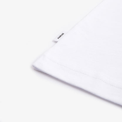 Parlez Wanstead T-Shirt, White, Detail Shot 4