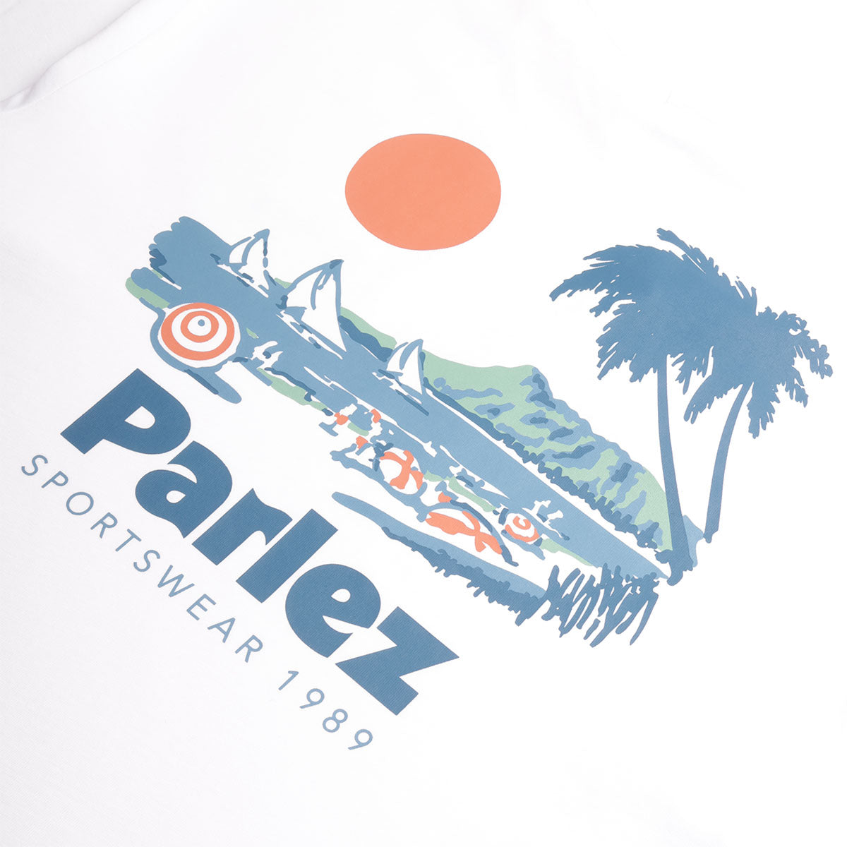 Parlez Willford T-Shirt, White, Detail Shot 4