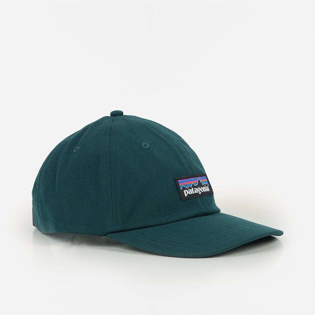 Patagonia P-6 Label Trad Cap, Cascade Green, Detail Shot 1