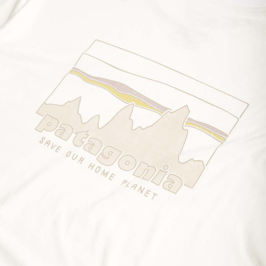 Patagonia '73 Skyline Organic T-Shirt, Birch White, Detail Shot 4
