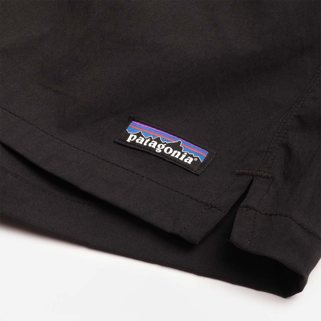 Patagonia Baggies Lights 6" Shorts, Black, Detail Shot 3