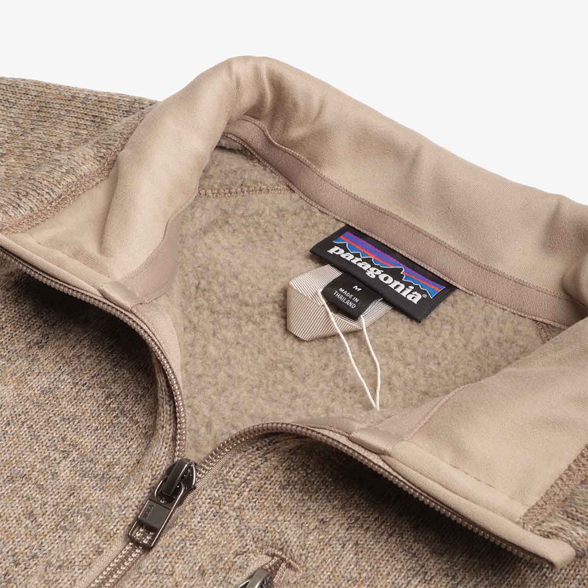 main Patagonia Better Sweater Fleece Jacket, Seabird Grey, Detail Shot 3