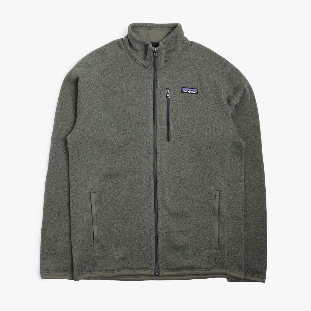 Patagonia Better Sweater Jacket, Industrial Green, Detail Shot 5