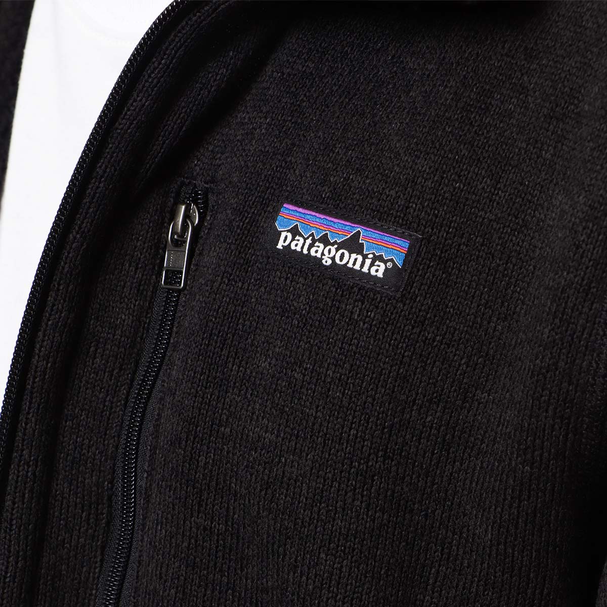 Patagonia Better Sweater Jacket, Black, Detail Shot 2
