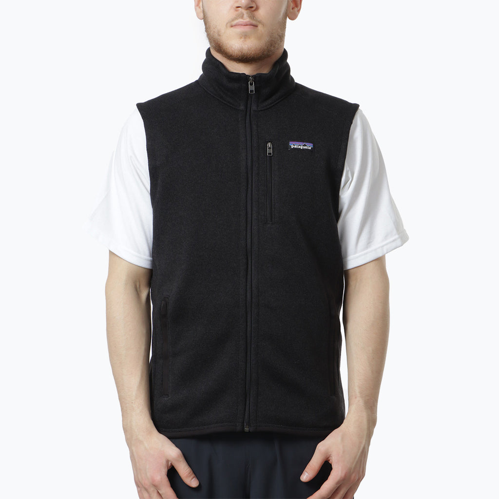 Patagonia Better Sweater Vest, Black, Detail Shot 1