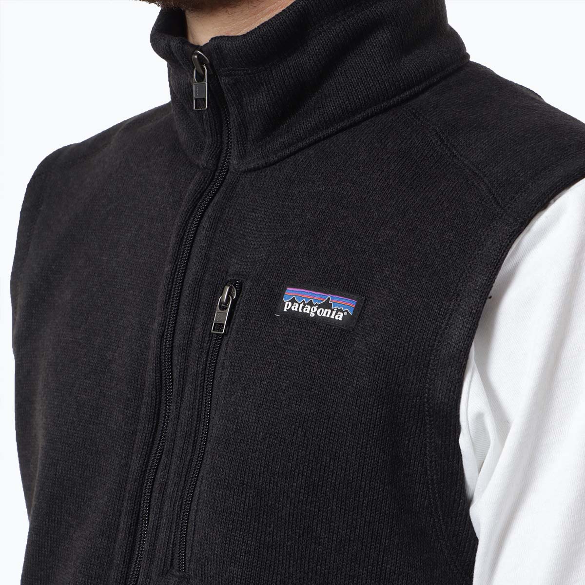 Patagonia Better Sweater Vest, Black, Detail Shot 2