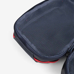 thumbnail Patagonia Black Hole Cube 6L, Smolder Blue w Amanita Red, Detail Shot 5