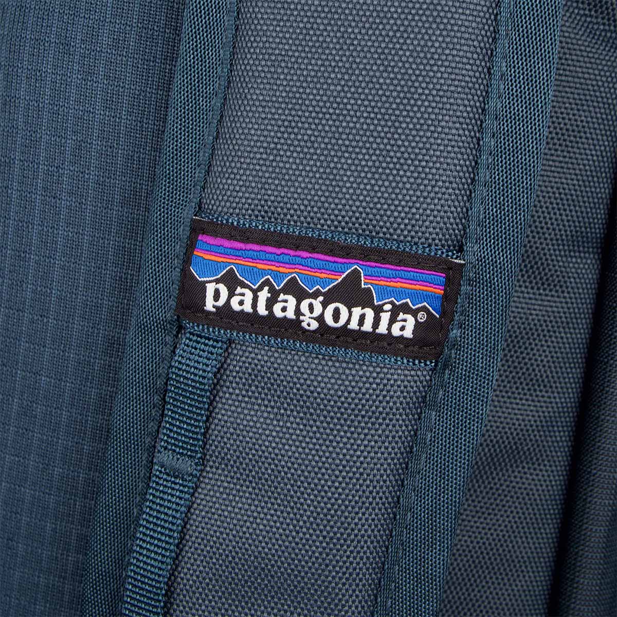 Back panel label detail, Patagonia Black Hole Micro MLC Bag
