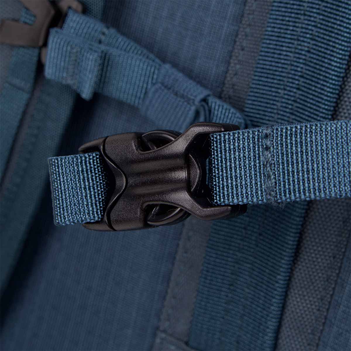 Buckle strap detail, Patagonia Black Hole Micro MLC Bag