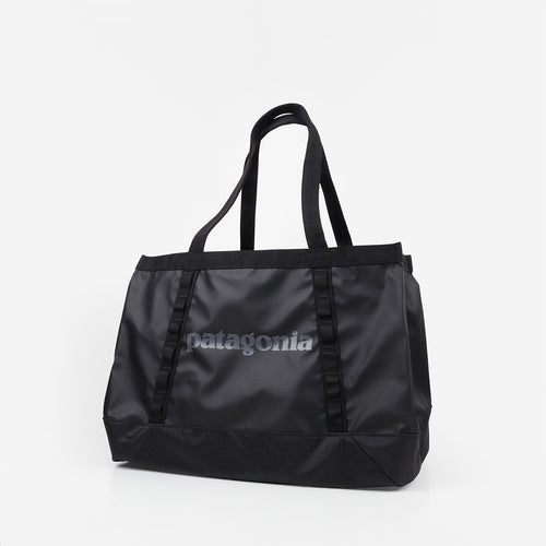 Patagonia Black Hole Tote 25L in Black, front view