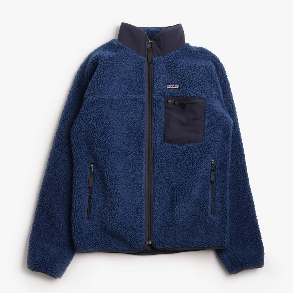 Patagonia Classic Retro-X Fleece Jacket, Clement Blue, Detail Shot 1