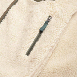 thumbnail Patagonia Classic Retro-X Fleece Jacket, Dark Natural w  Basin Green, Detail Shot 5