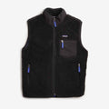 Patagonia Classic Retro-X Fleece Vest, Black, Detail Shot 1