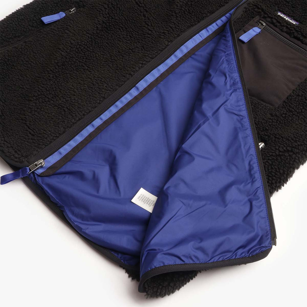 Patagonia Classic Retro-X Fleece Vest, Black, Detail Shot 5