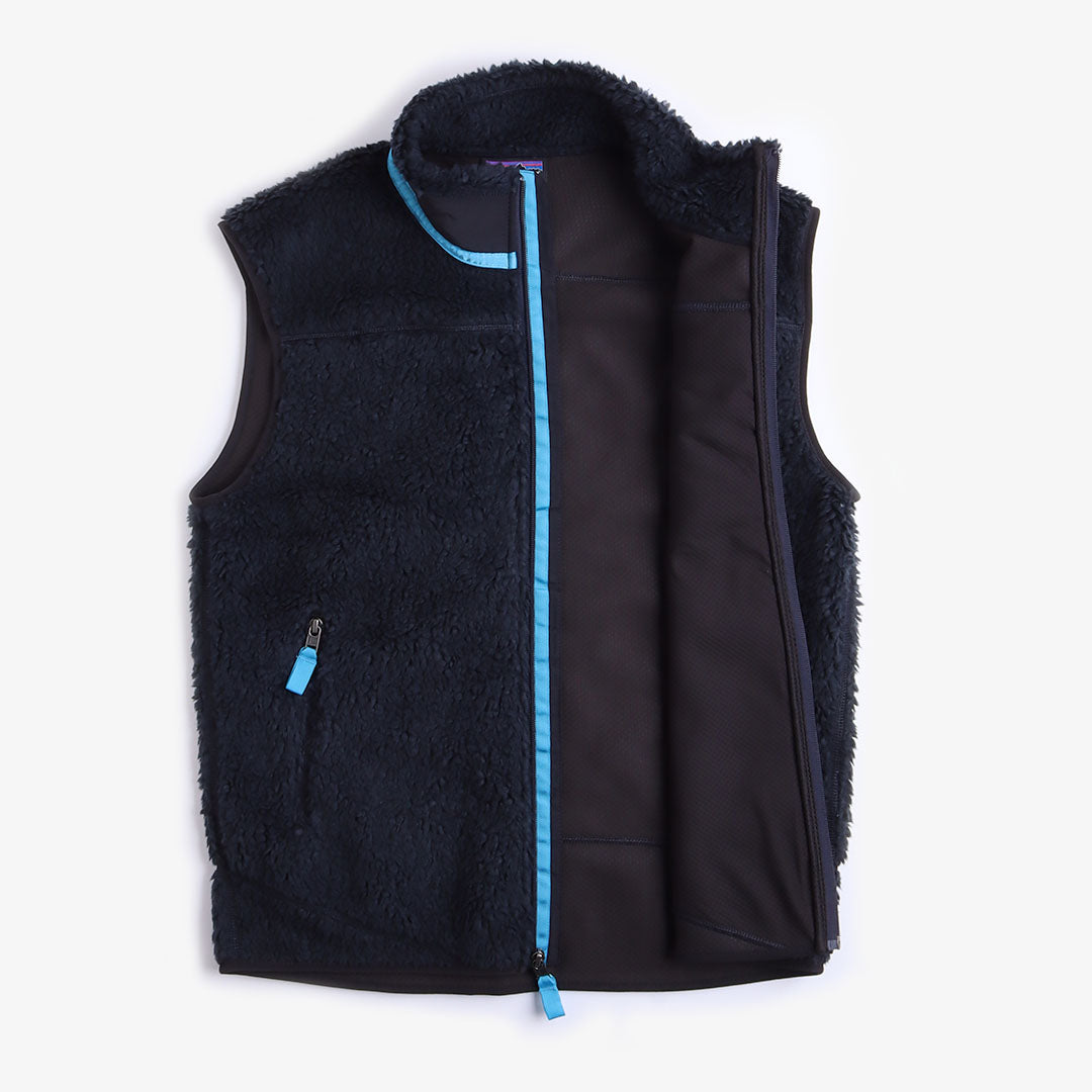 Patagonia Classic Retro-X Fleece Vest, Pitch Blue, Detail Shot 2
