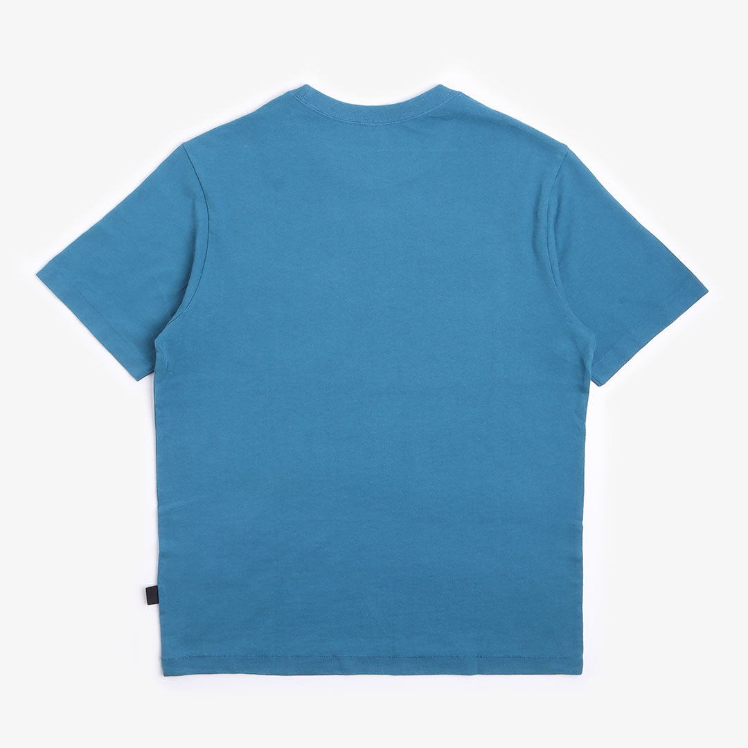 Patagonia Cotton In Conversion Midweight Pocket T-Shirt, Wavy Blue, Detail Shot 2