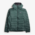 Patagonia Down Sweater Hoodie, Cascade Green, Detail Shot 1