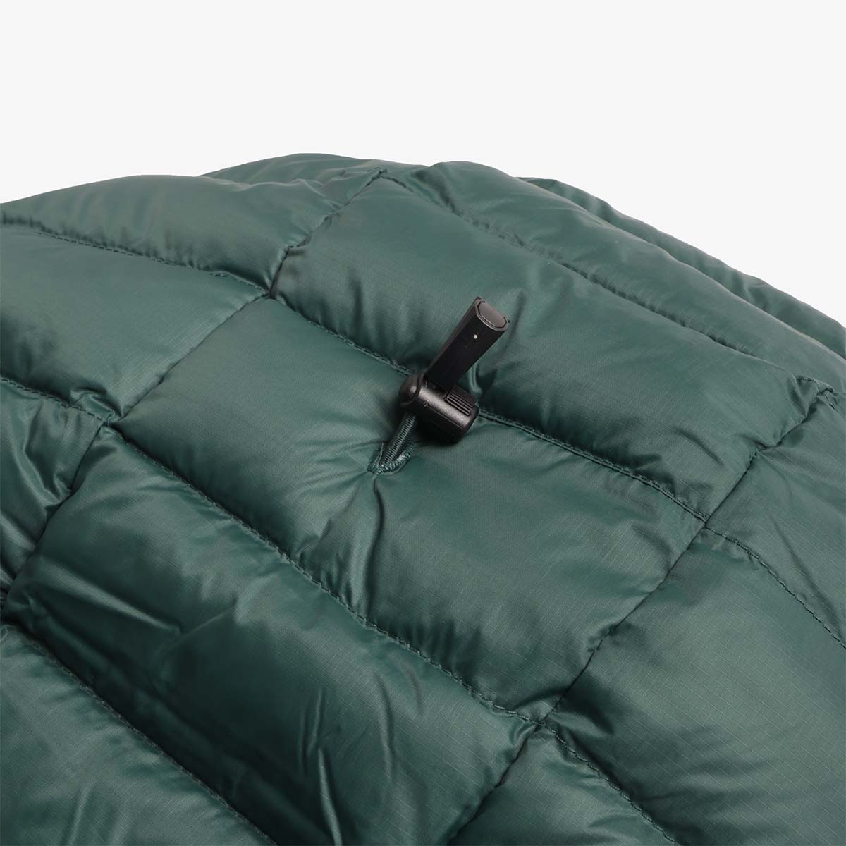 Patagonia Down Sweater Hoodie, Cascade Green, Detail Shot 6
