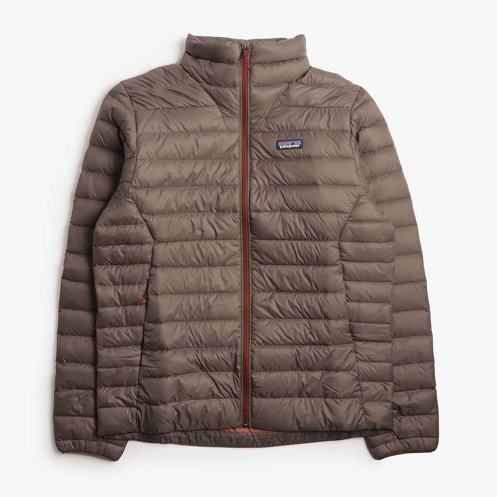 Patagonia Down Sweater Jacket, Marlow Brown, Detail Shot 1