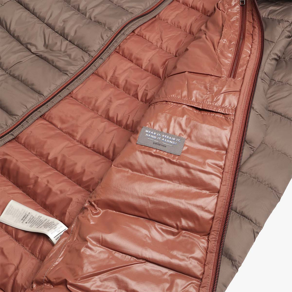 Patagonia Down Sweater Jacket, Marlow Brown, Detail Shot 4