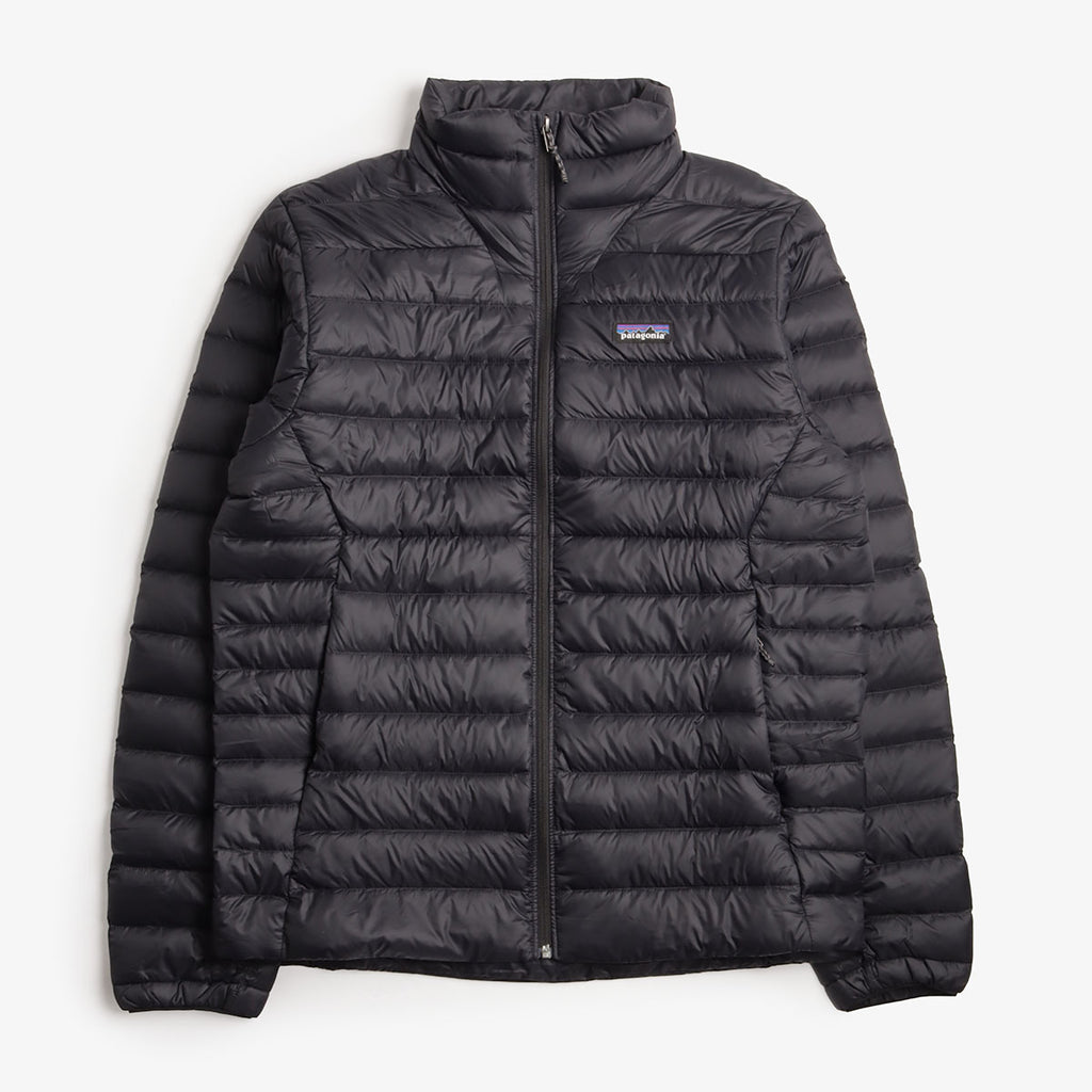 Patagonia Down Sweater Jacket, Black, Detail Shot 1