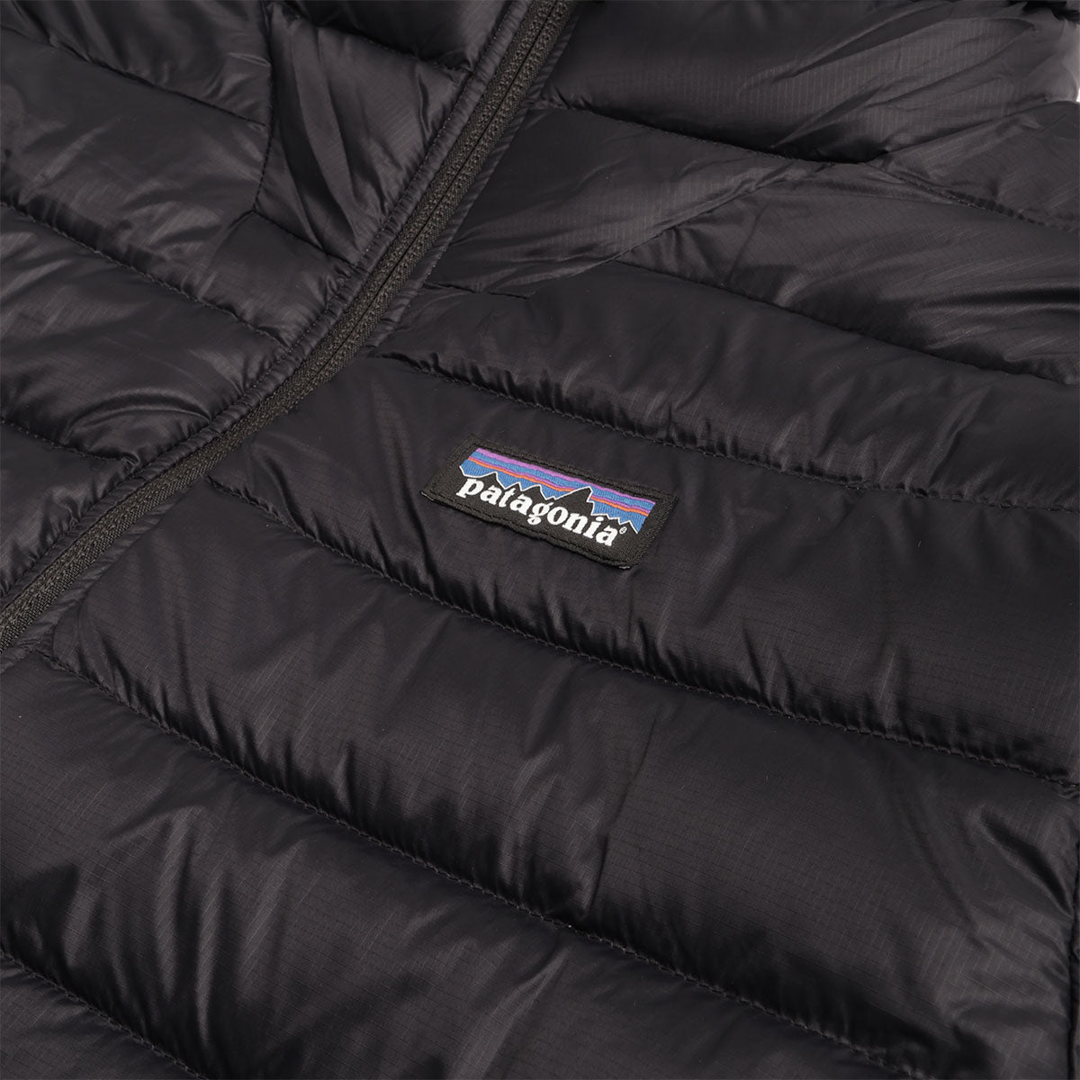 main Patagonia Down Sweater Jacket, Black, Detail Shot 2