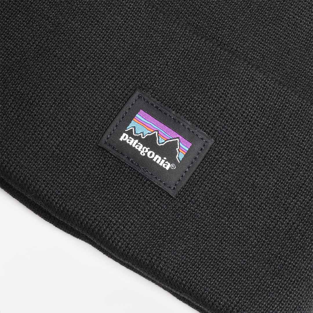 Patagonia Everyday Beanie, Black, Detail Shot 3