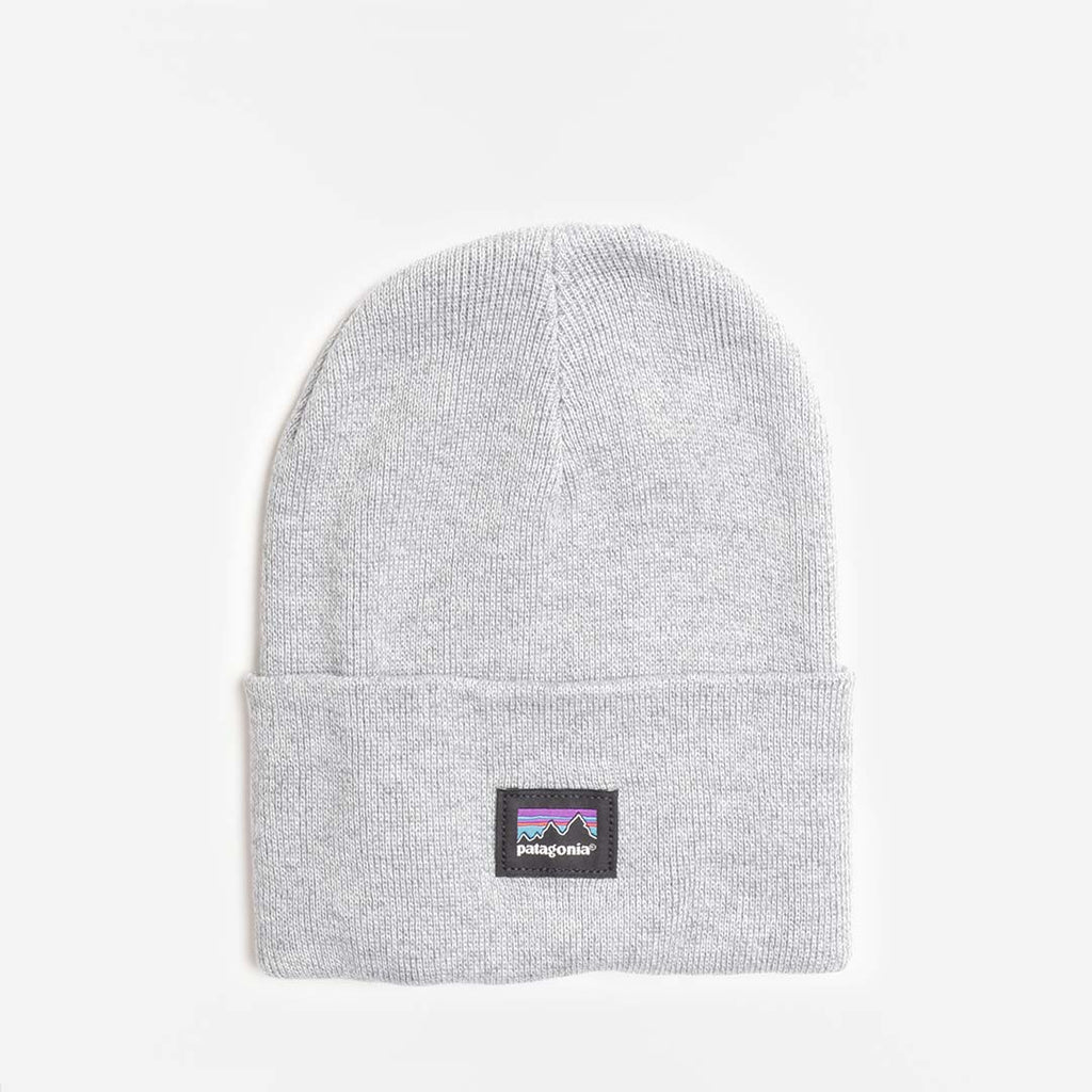 Patagonia Everyday Beanie, Salt Grey, Detail Shot 1