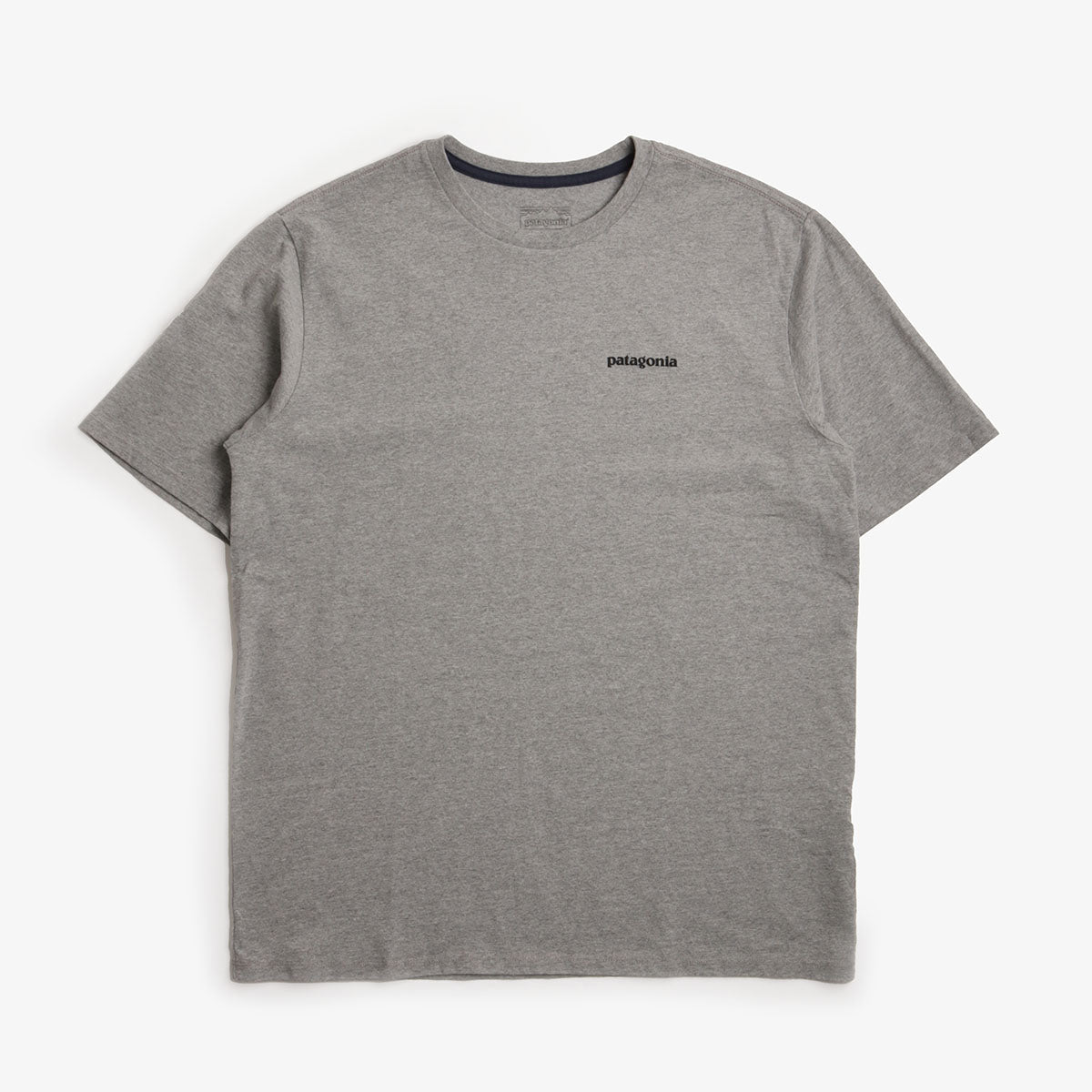 Patagonia Fitz Roy Icon Responsibili-Tee T-Shirt, Gravel Heather, Detail Shot 1