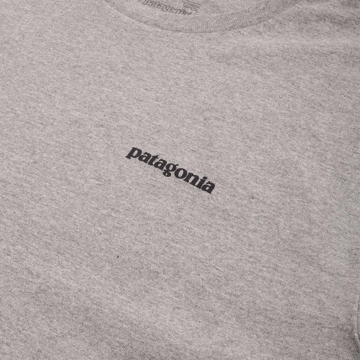 Patagonia Fitz Roy Icon Responsibili-Tee T-Shirt, Gravel Heather, Detail Shot 3
