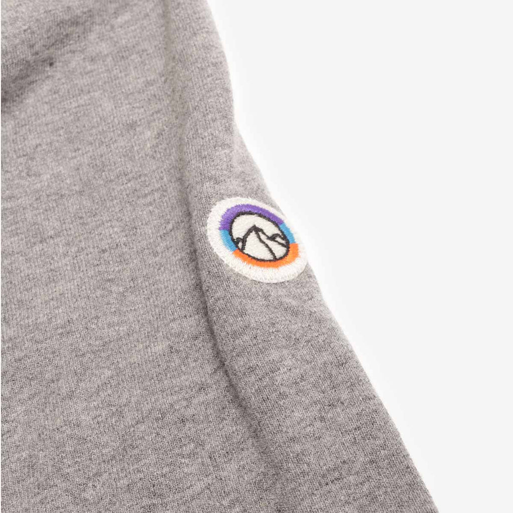 Patagonia Fitz Roy Icon Responsibili-Tee T-Shirt, Gravel Heather, Detail Shot 4
