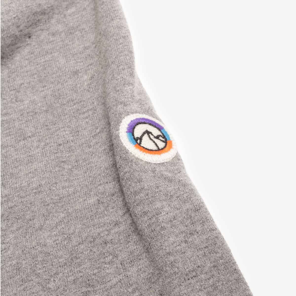 Patagonia Fitz Roy Icon Responsibili-Tee T-Shirt, Gravel Heather, Detail Shot 4