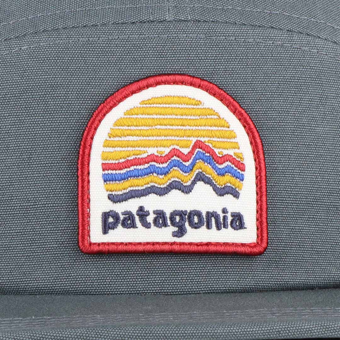 Patagonia Graphic Maclure Hat, Ridge Rise Moonlight: Nouveau Green, Detail Shot 2