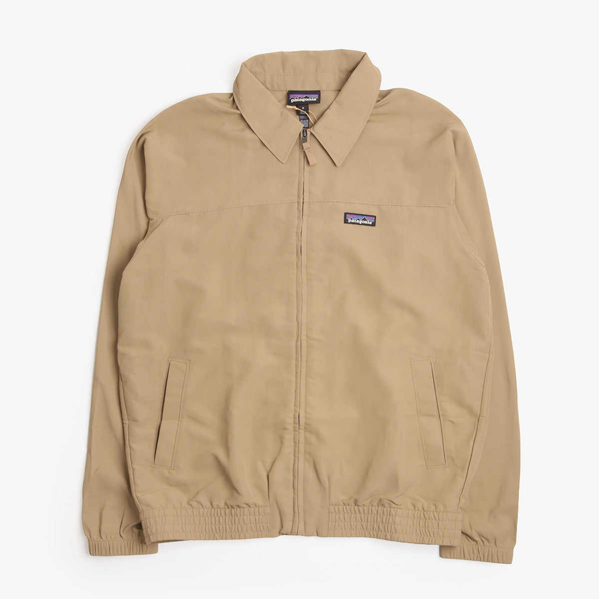 Patagonia Isthmus Unlined Jacket in Khaki, front view