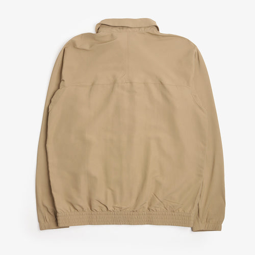 Patagonia Isthmus Unlined Jacket in Khaki, back view