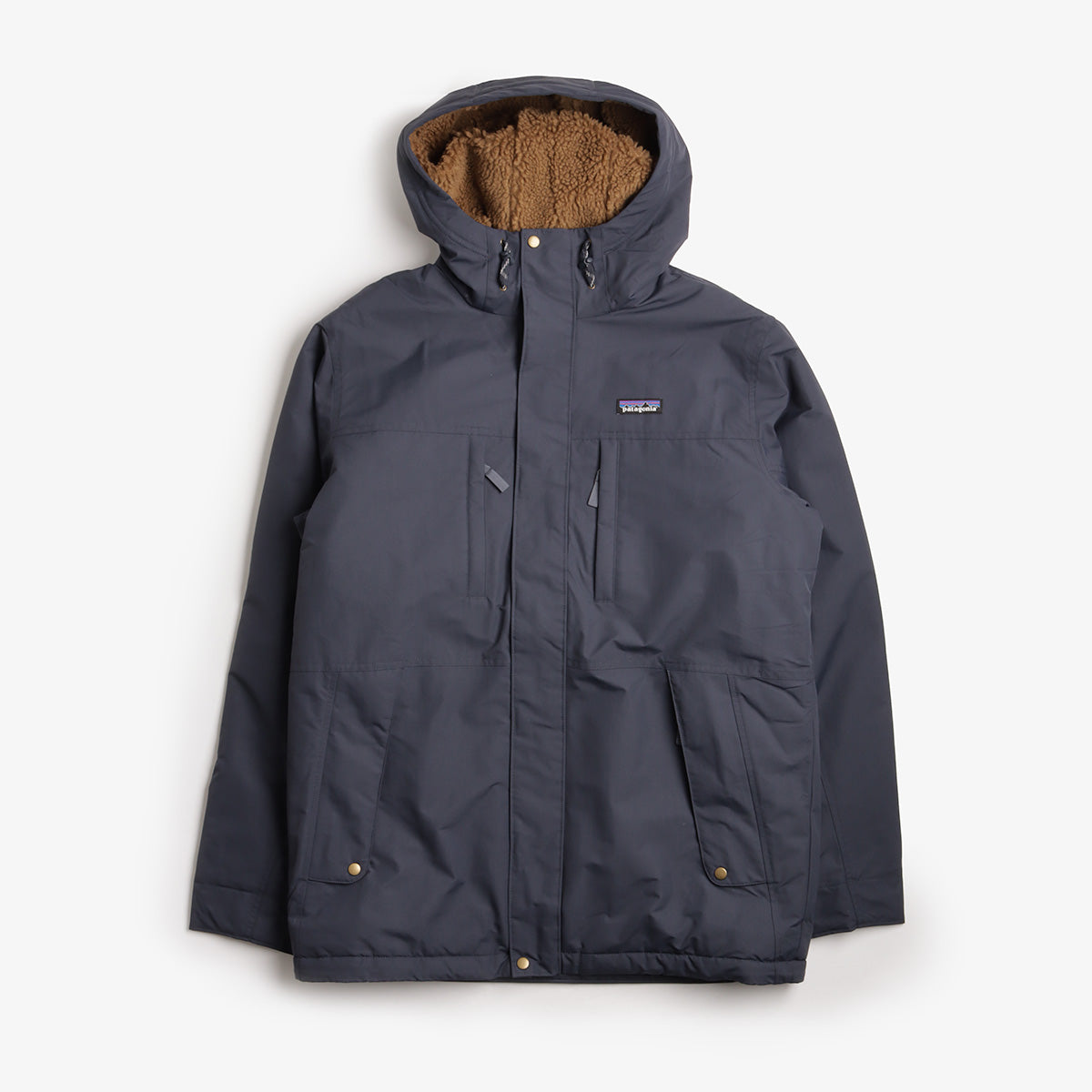 main Patagonia Isthmus Parka Jacket, Smolder Blue, Detail Shot 1